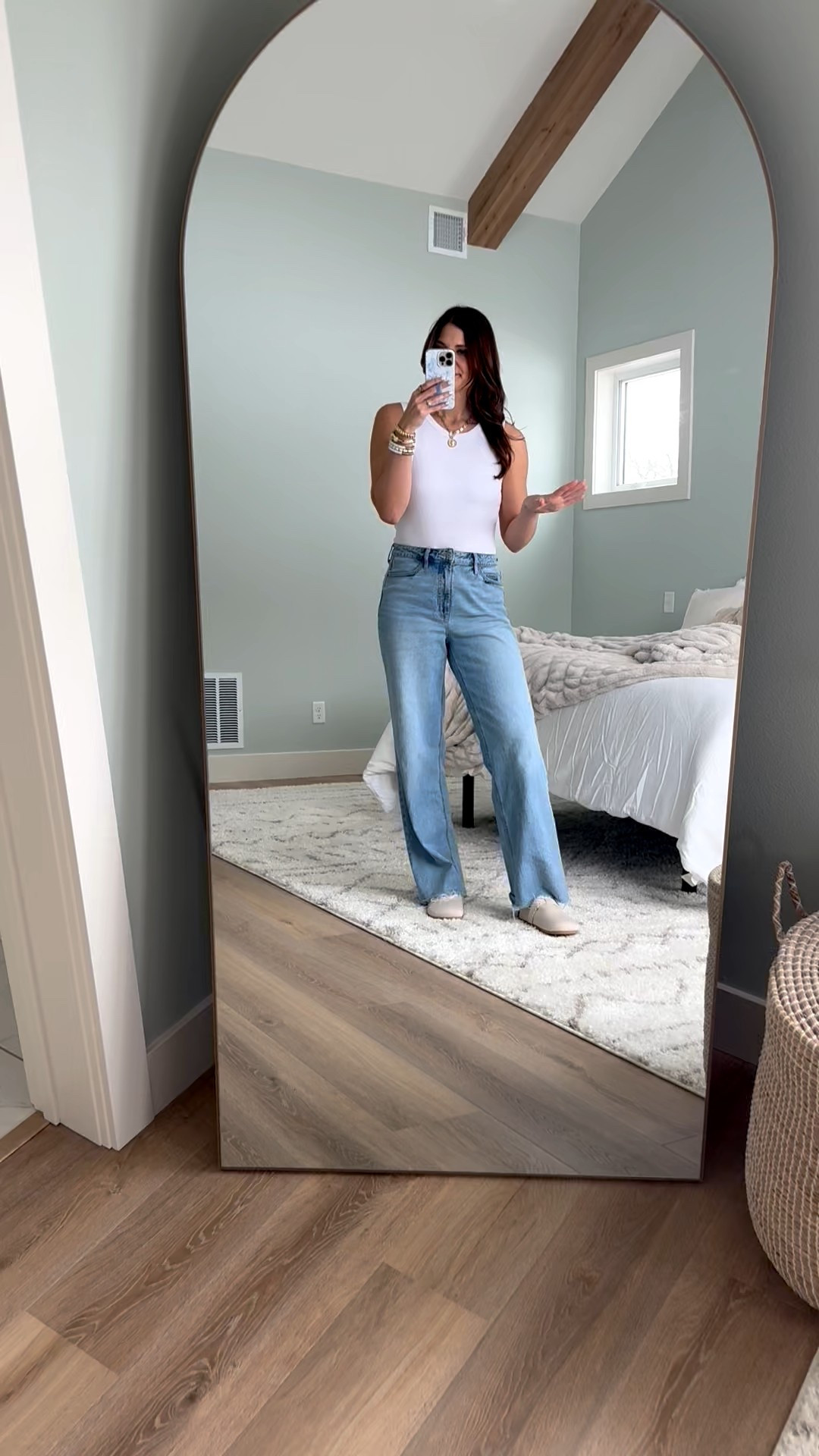 TALL GIRL approved body suit!! It’s ribbed and lightweight. I am 6’0 and there is no tugging around the torso! Tall girl win! 

Body suit Amazon finds White bodysuit Tall girl bodysuit tall girl approved Levi jeans slide on shoes Stang and co

#LTKTall #LTKFindsUnder50 #LTKootd