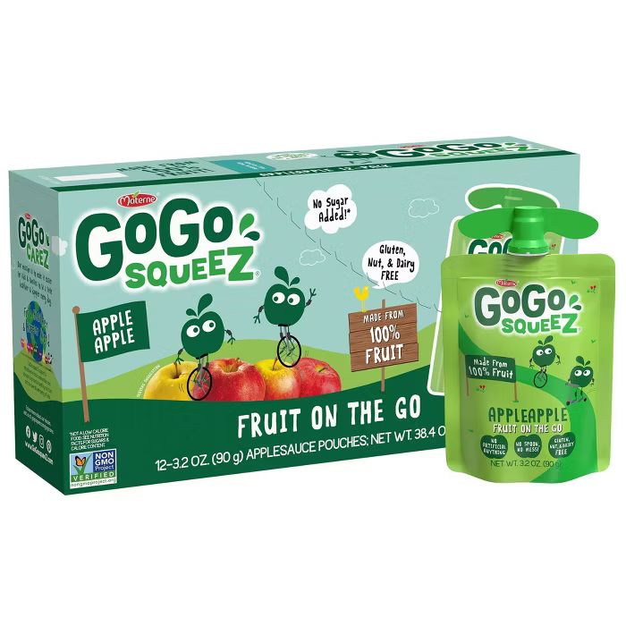 GoGo SqueeZ Applesauce, Apple Apple | Target