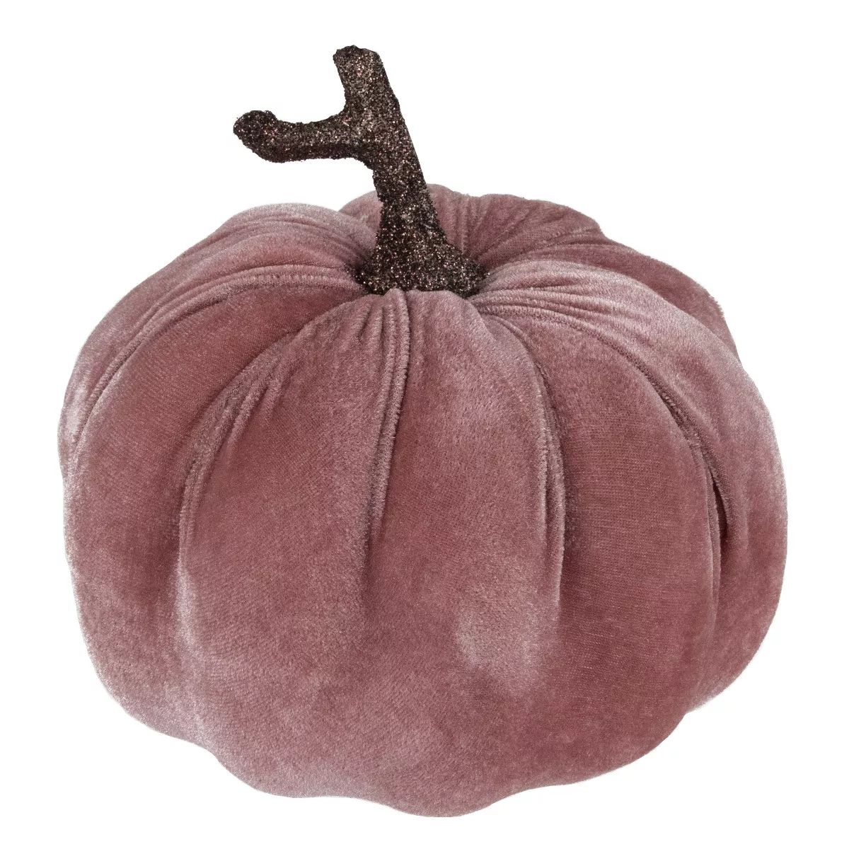 Northlight 6.25" Pink Velour Pumpkin Fall Harvest Decoration | Target
