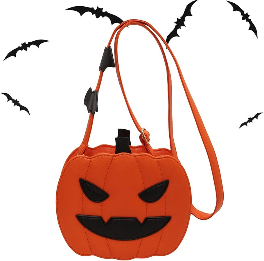 Halloween Creative Cartoon Pumpkin Crossbody Bag, Halloween Pumpkin Crossbody Bag, Pumpkin Handba... | Amazon (US)