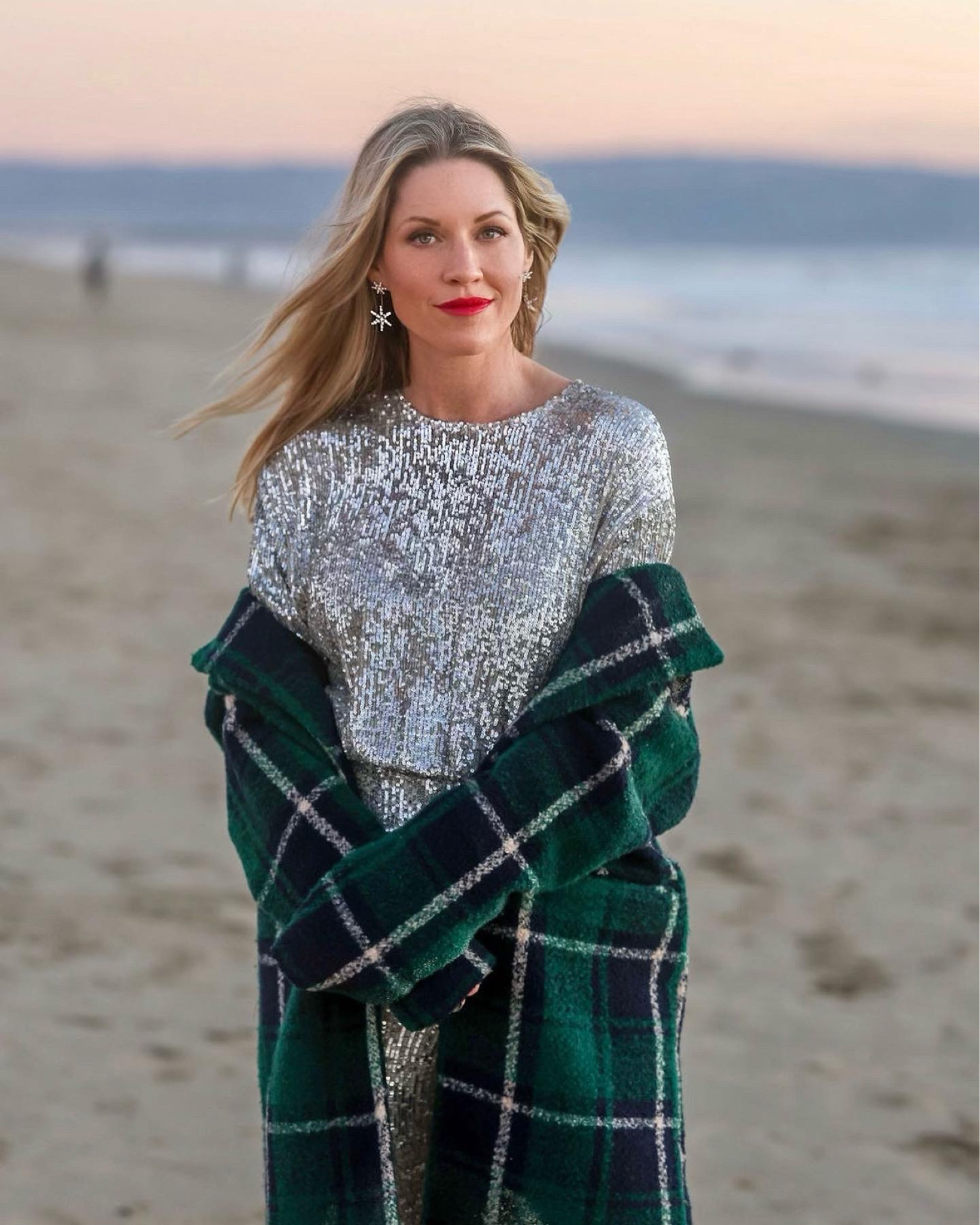 Fun festive look. Earrings are by Jennifer Behr a little smaller than the pair linked.

#LTKstyletip #LTKHoliday #LTKSeasonal