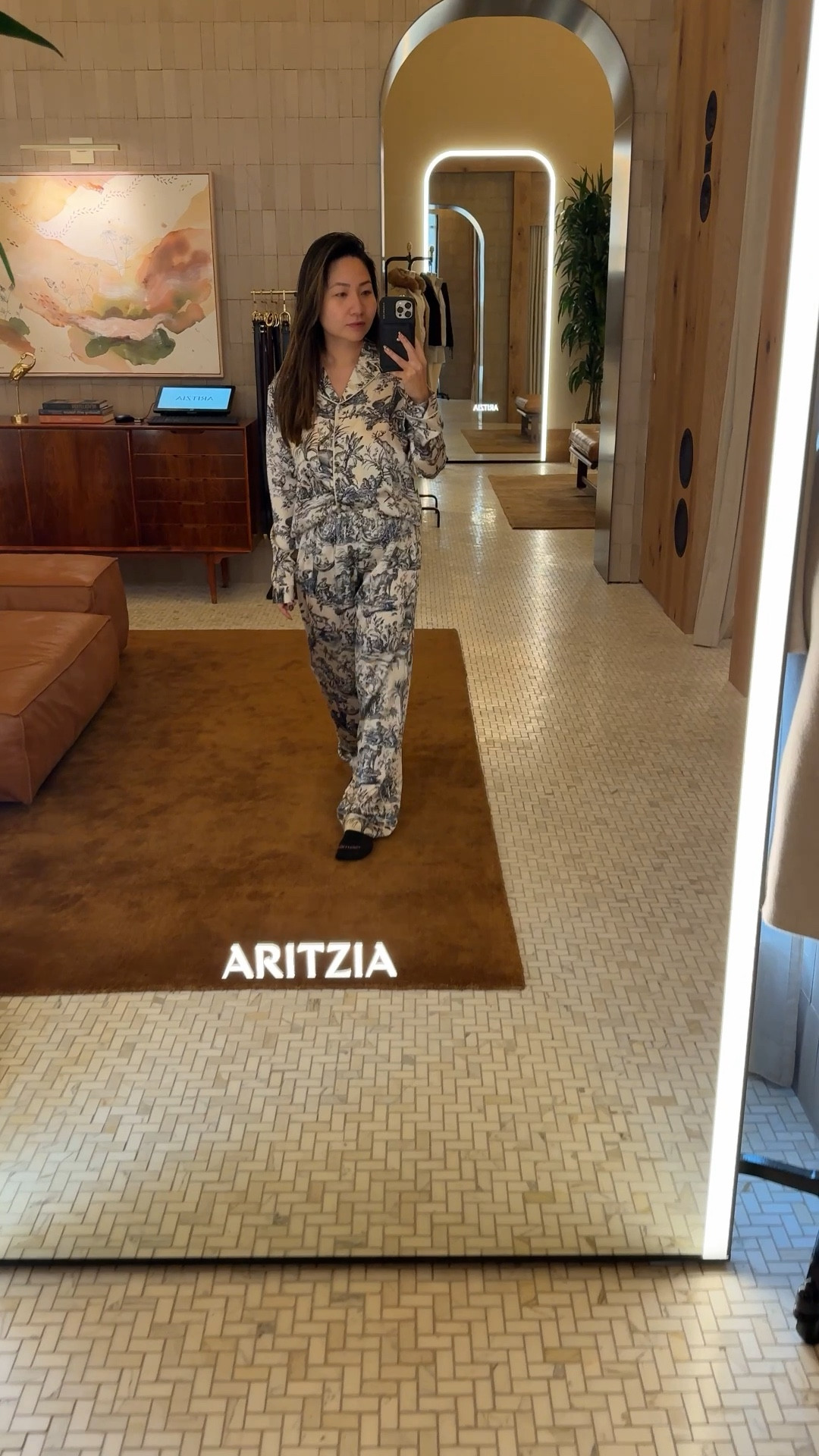 Silk pajamas that’s giving DIOR vibes. Ended up purchasing this color print with the shorts in store and online order the red print with the pants. 

#silkpajamas #pajamas #luxurystyles #autumnstyles #loungewear

#LTKPetite #LTKmomlife