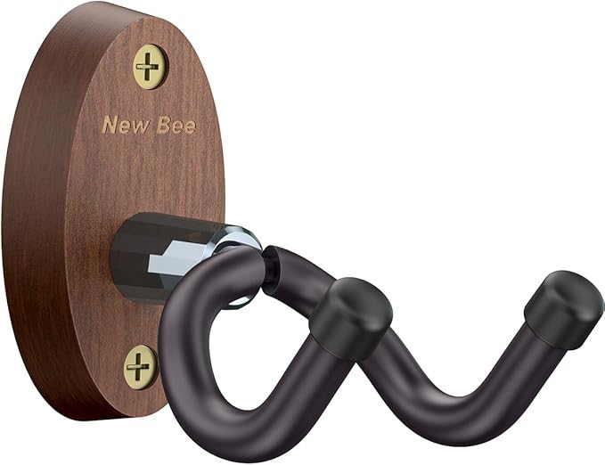 New bee Ukulele Wall Mount, Guitar Wall Mount Hanger Hook Holder Stand Bracket with Screw Fits Al... | Amazon (US)