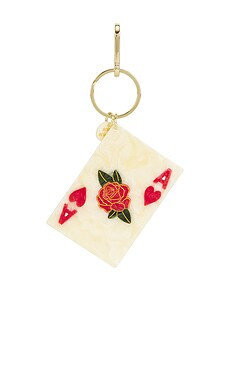 Solar Eclipse Hand-Painted Ace Of Hearts Bag Charm + Keychain from Revolve.com | Revolve Clothing (Global)