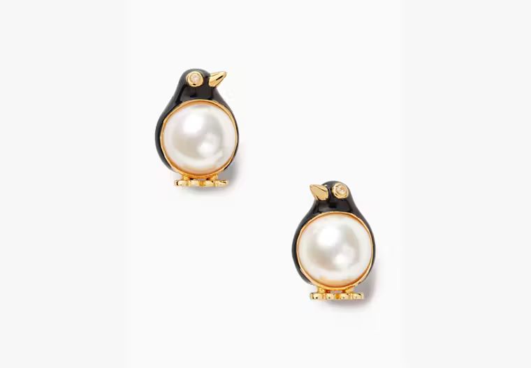 Penguin Stud Earrings | Kate Spade Outlet