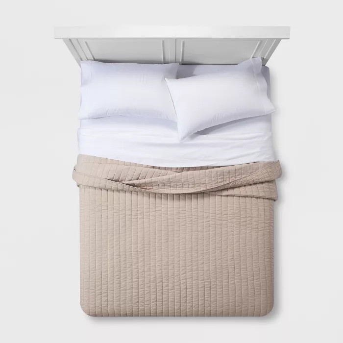 Chambray Linen Blend Quilt - Threshold™ | Target