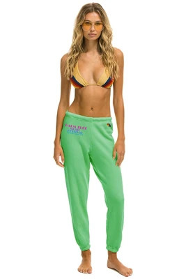 PALM TREE FEST WEST PALM 2026 UNISEX SWEATPANTS - NEON MINT | Aviator Nation