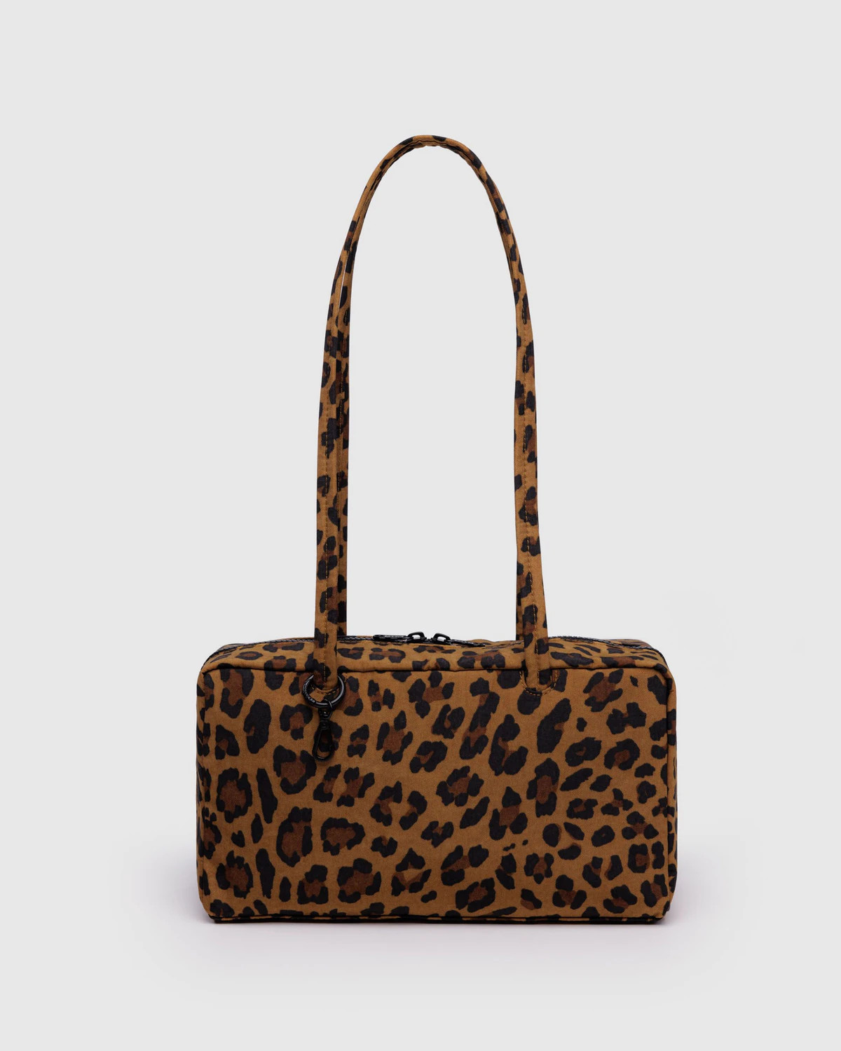 Nylon Bowler Bag Leopard - Baggu | BAGGU