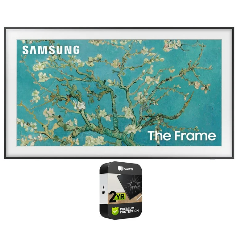 Restored Samsung QN32LS03CBFXZA 32 inch The Frame QLED HDR 4K Smart TV 2023 Bundle with 2 YR CPS ... | Walmart (US)