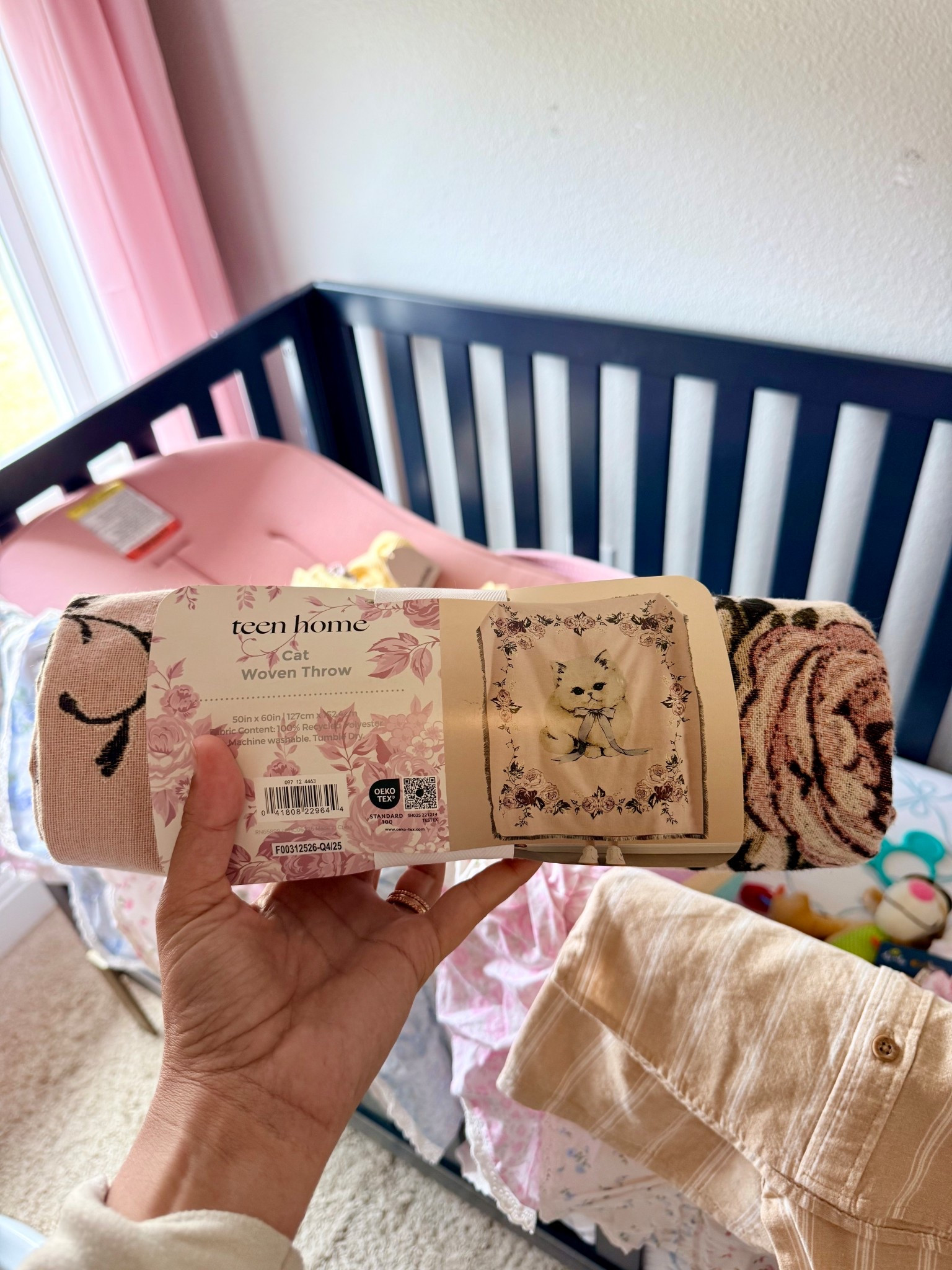 Working on finishing up baby sister’s vintage themed bedroom and I HAD to snag this cat blanket that was on clearance 😻

#LTKSaleAlert #LTKBaby #LTKHome
