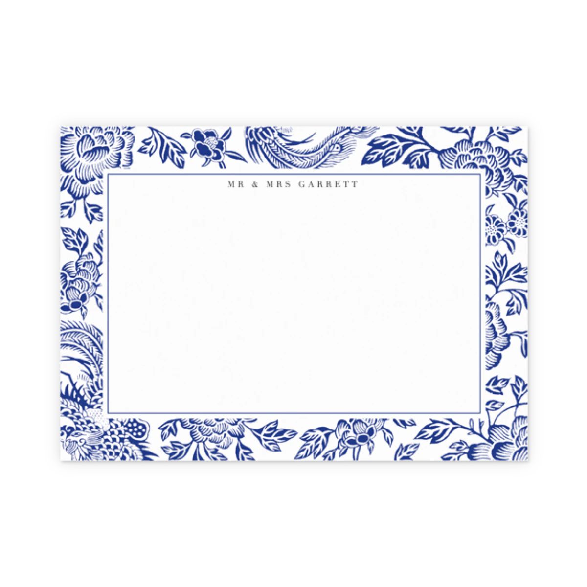 Ornate Blue Florals | Papier