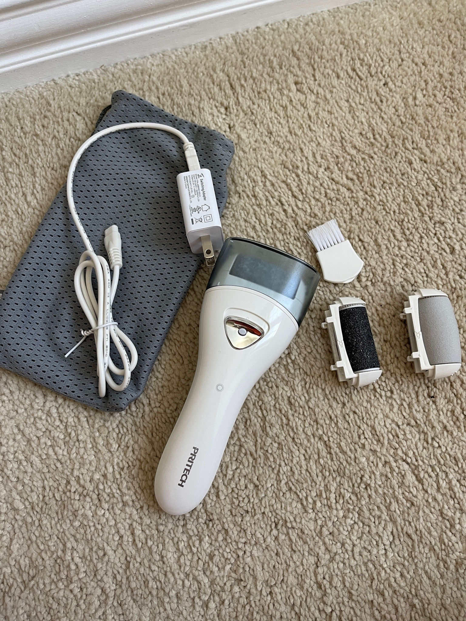 Used for two years for heel callus and it keeps my feet from cracking. 3 different grits. You can also get replacement heads for it. 

#LTKunder100 #LTKbeauty #LTKunder50