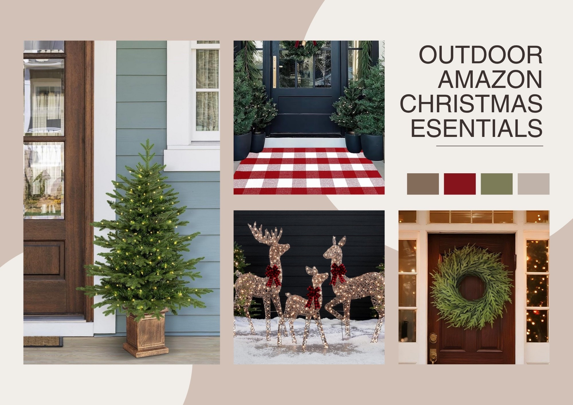 That magical Christmas glow all thanks to Amazon ✨ everything you need to get that cozy porch vibe ❄️ festive made easy 🎄 #AmazonFinds #OutdoorChristmasDecor #LTKHoliday #CozySeason #ChristmasVibes #AmazonHome #HolidayGlow

#LTKHome #LTKSeasonal #LTKHoliday
