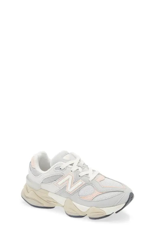New Balance Kids' 9060 Sneaker in Grey Matter/Pink Haze at Nordstrom, Size 12.5 M | Nordstrom