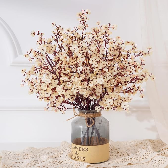 Yastouay 5 Pcs Fake Flowers Artificial Flowers, Real Touch Silk Flowers Faux Flowers for Decorati... | Amazon (US)
