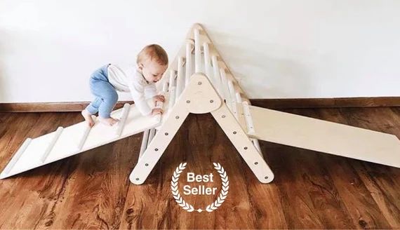 5-Star Little Climber by Lily & River | Birch Hardwood | Built in the USA | Foldable | Pikler Tri... | Etsy (US)