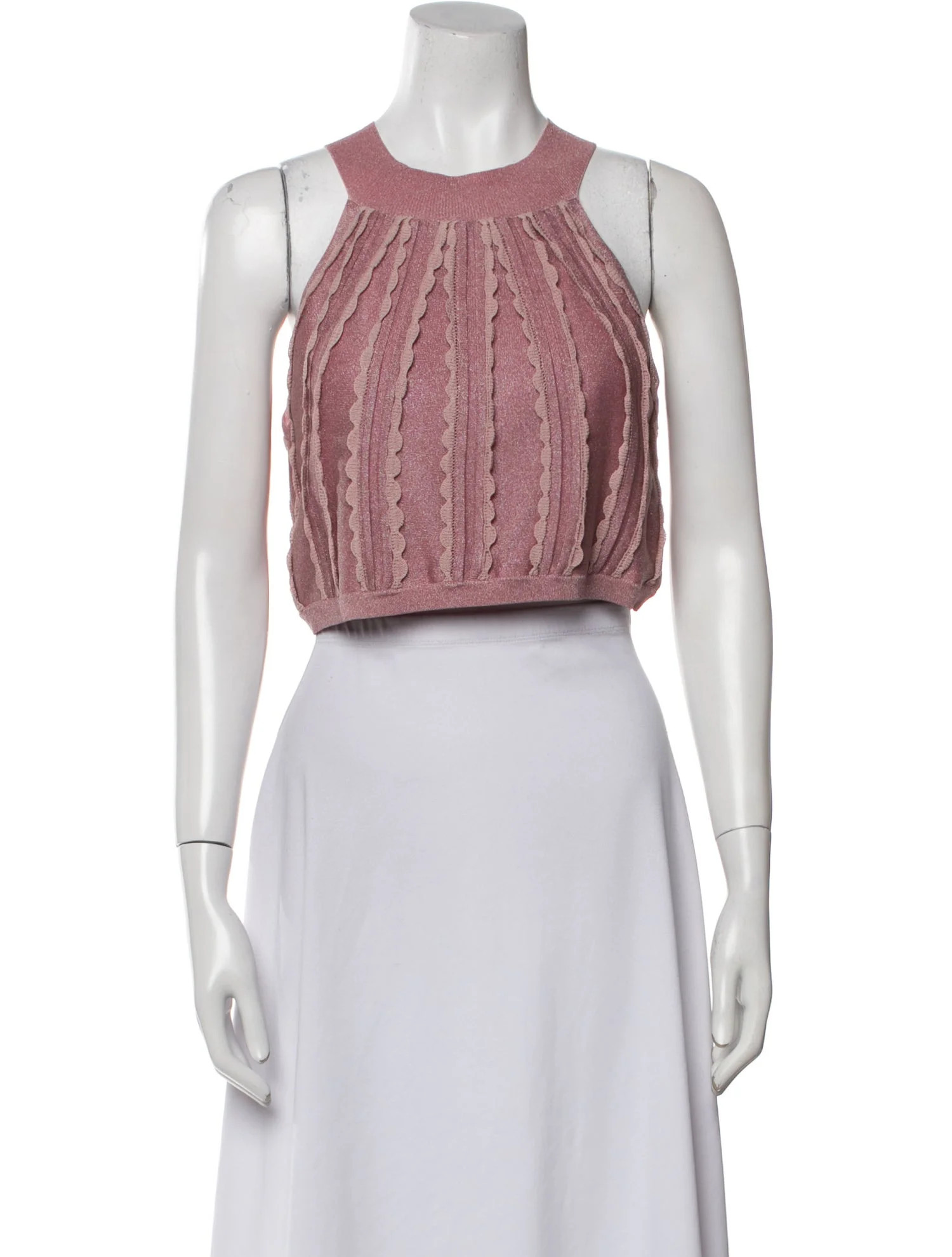 Halterneck Sleeveless Crop Top | The RealReal