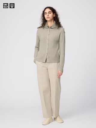 Women's Cotton Chino Pants Beige 2 UNIQLO US | UNIQLO (US)
