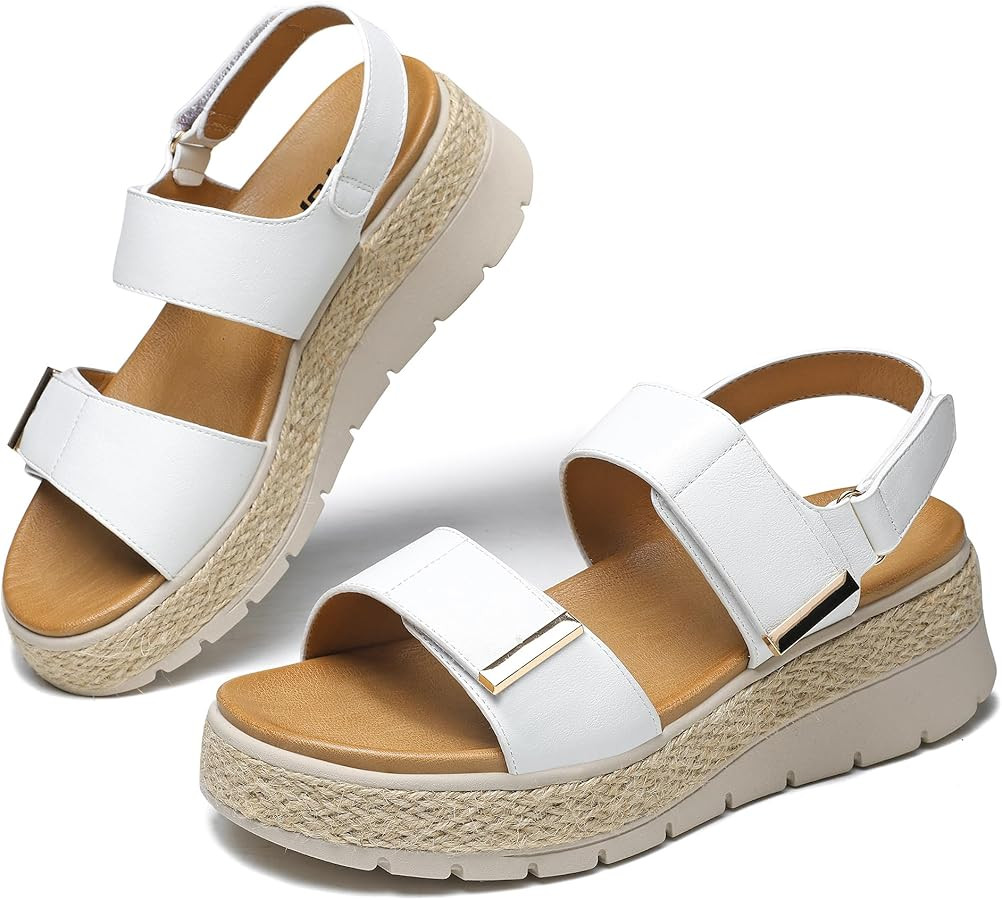 Amazon.com | ziitop Wedges for Women Platform Sandals Wedge Heels for Sandals Comfortable Summer ... | Amazon (US)