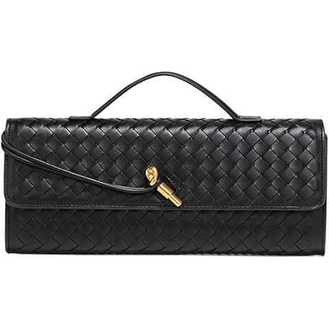Trendy Woven Evening Clutch Purses Women Underarm Shoulder Handbag Cute Satchels Crossbody Purse ... | Amazon (US)
