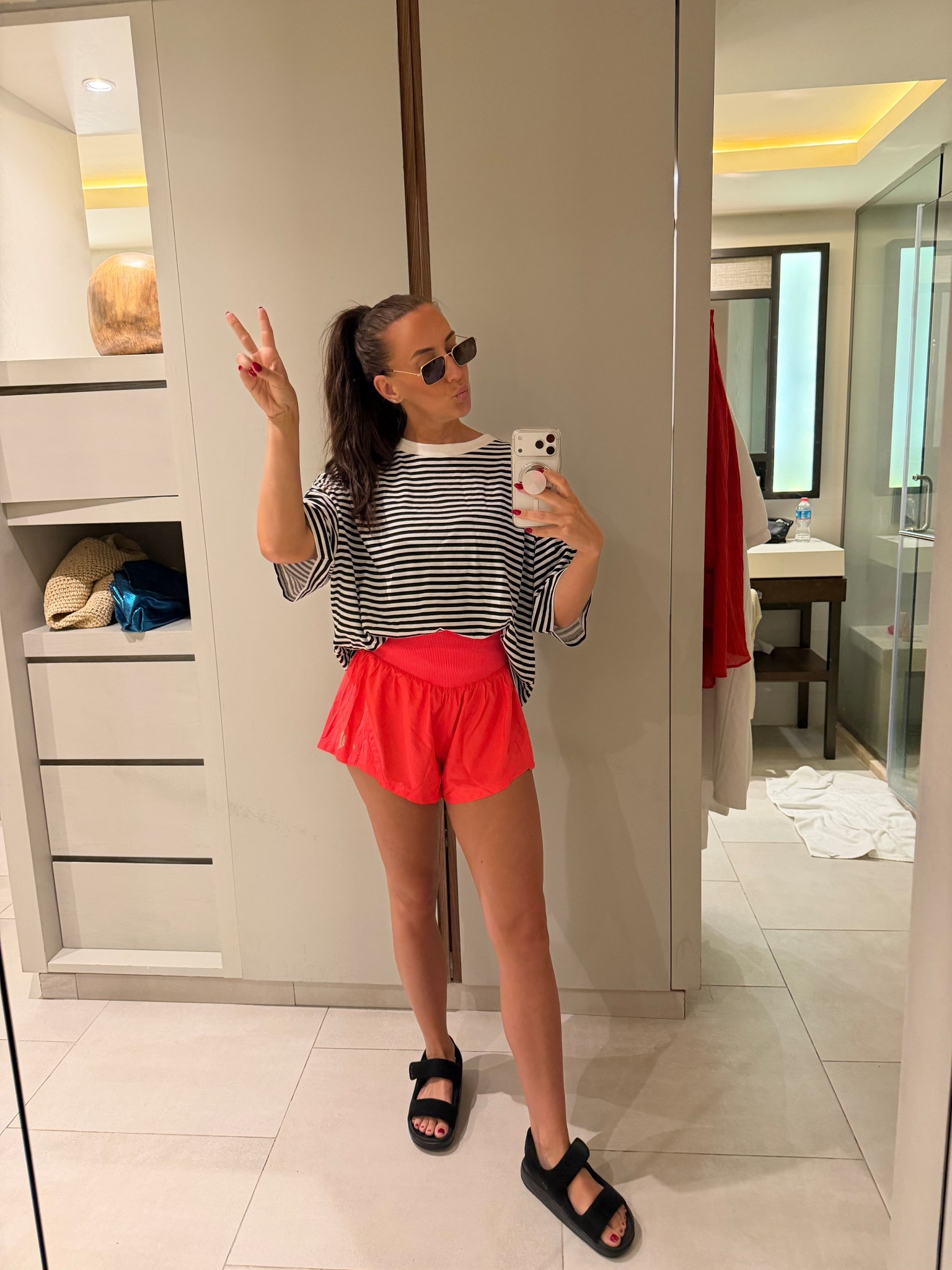 excursion day outfit ✌🏼 

Top: L
Shorts: M

#LTKootd #LTKSwim #LTKTravel