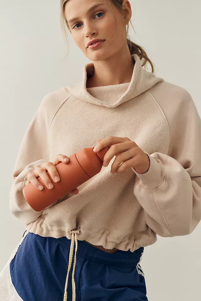 Daily Practice 100% Cotton Funnel-Neck Top | Anthropologie (US)