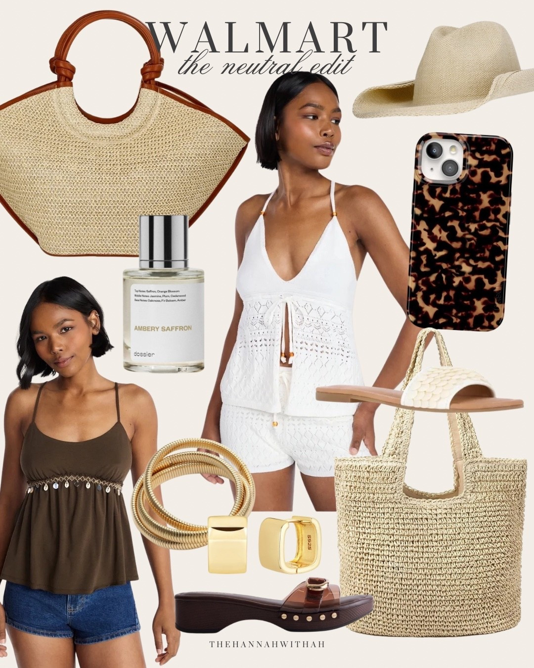 Summer neutrals are chic & so easy to pair with bold, seasonal statement pieces. I’m currently loving these earthy-toned looks + accessories from Walmart

#LTKSeasonal