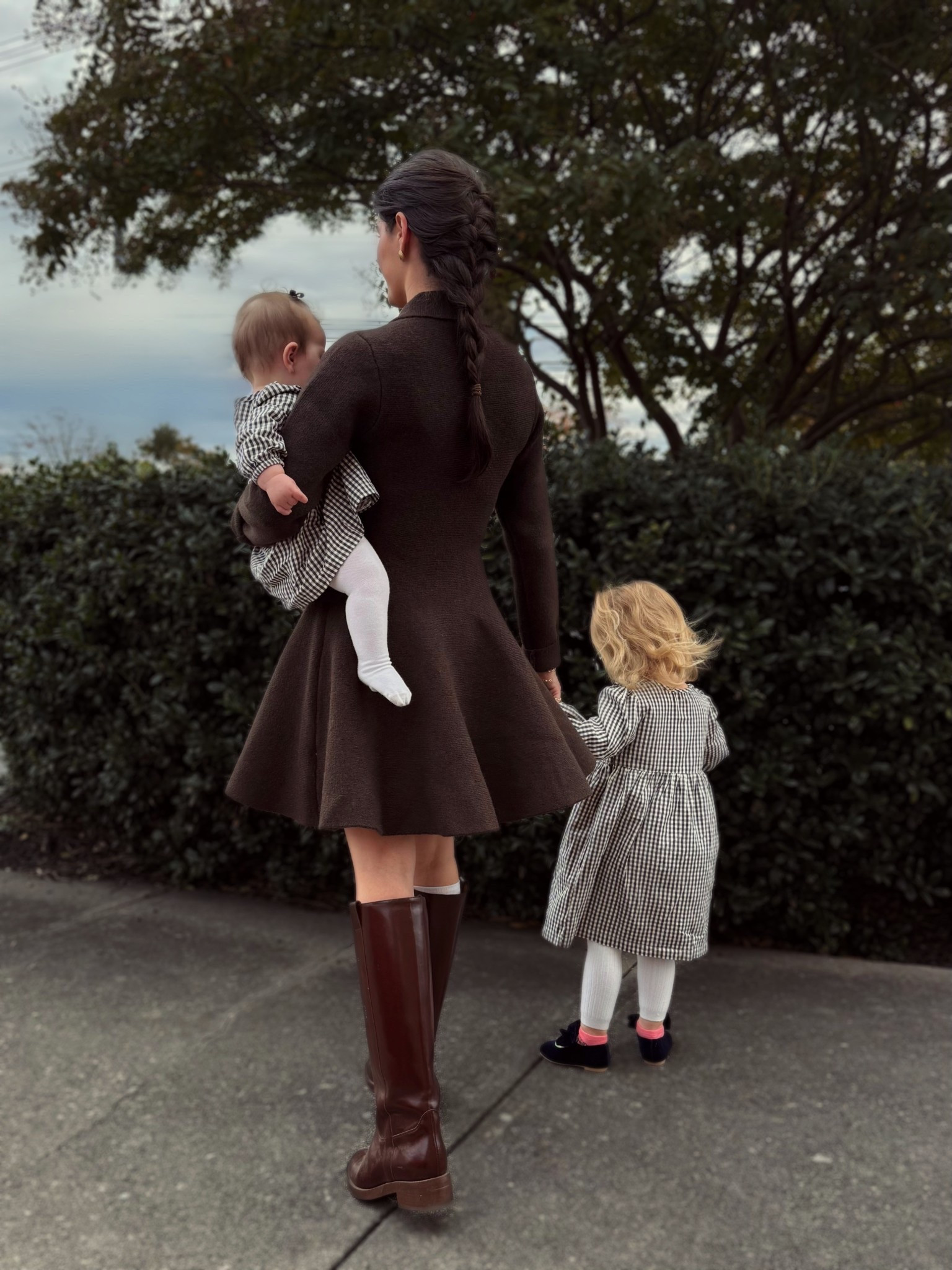 Wrapped up in the most beautiful kind of ordinary —just holding my girls, a cloudy fall afternoon, and everything that matters most.

Comment SHOP for links to our looks! (Ps, these would be perfect outfits for family photos!)