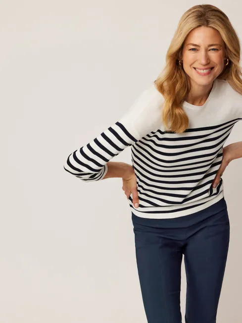 Morley Sweater in Stripe | J.McLaughlin