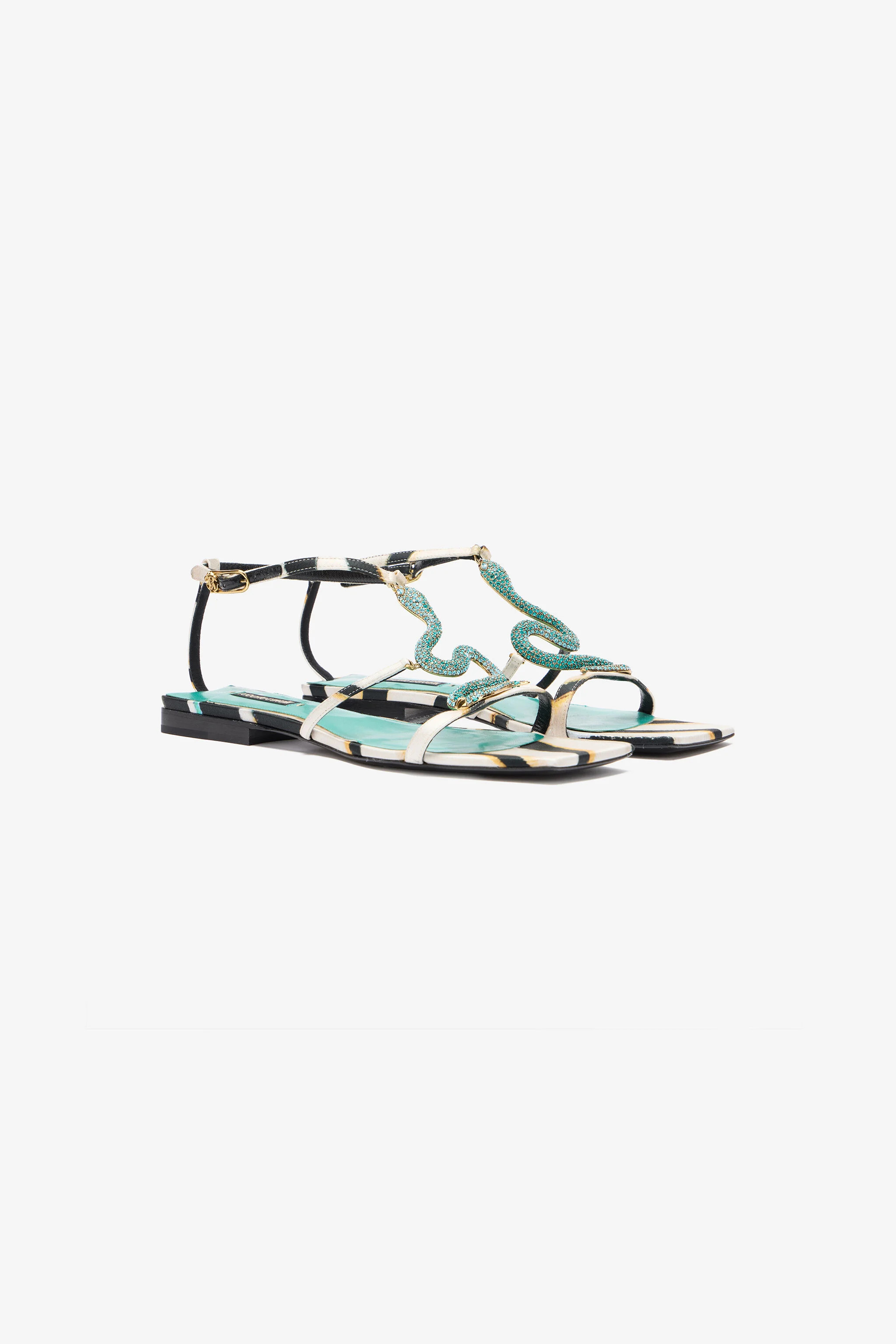 Ray of Sea Print Sandal | Roberto Cavalli
