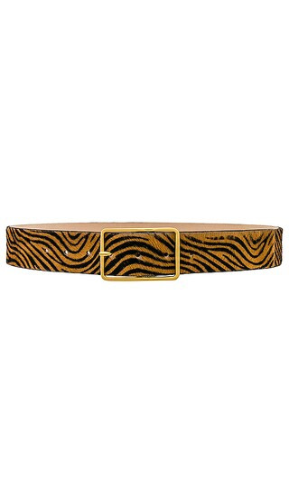Milla Calf-hair Belt in Tiger & Gold | Revolve Clothing (Global)