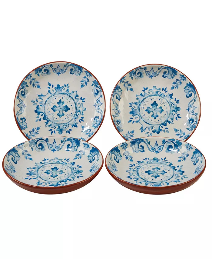 Certified International Porto 4-Pc. Soup/Pasta Bowl & Reviews - Dinnerware - Dining - Macy's | Macys (US)