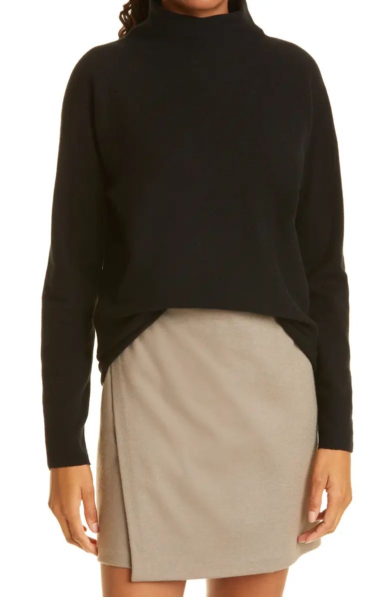 Trimless Wool & Cashmere Mock Neck Sweater | Nordstrom