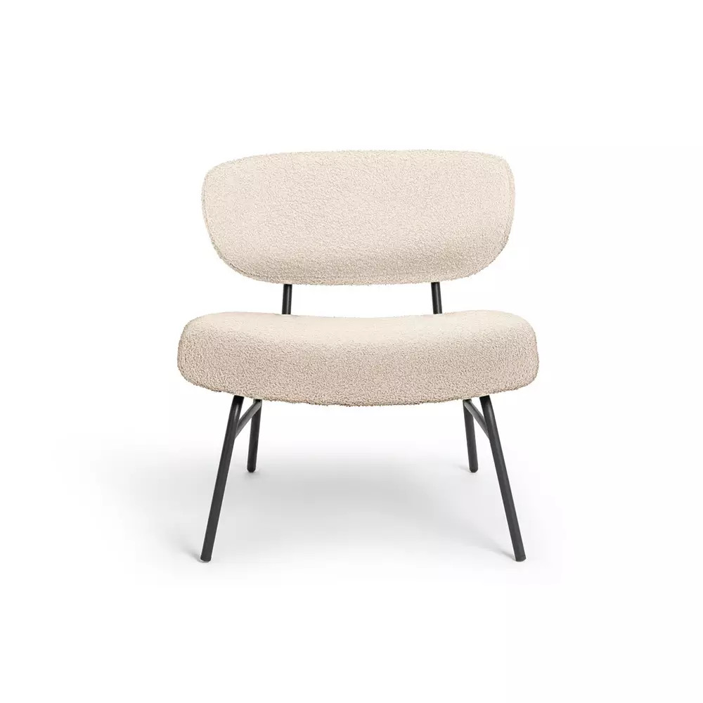 Buy Habitat Cole Boucle Accent Chair - Khaki | Armchairs and chairs | Argos | argos.co.uk