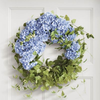 Haley Hydrangea Wreath, 26" | Grandin Road | Grandin Road