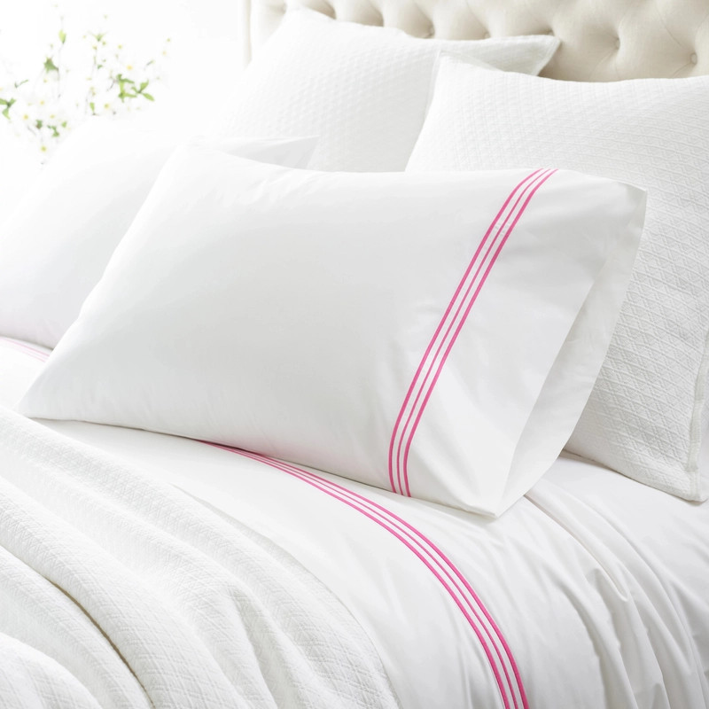 Trio Fuchsia Pillowcases (Pair) | Annie Selke