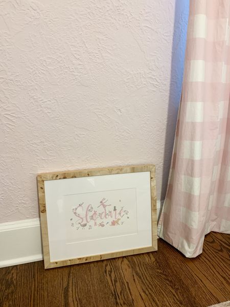 Artwork by Mary Jane Macdonald Design, nursery, pink nursery 

#LTKhome #LTKbaby