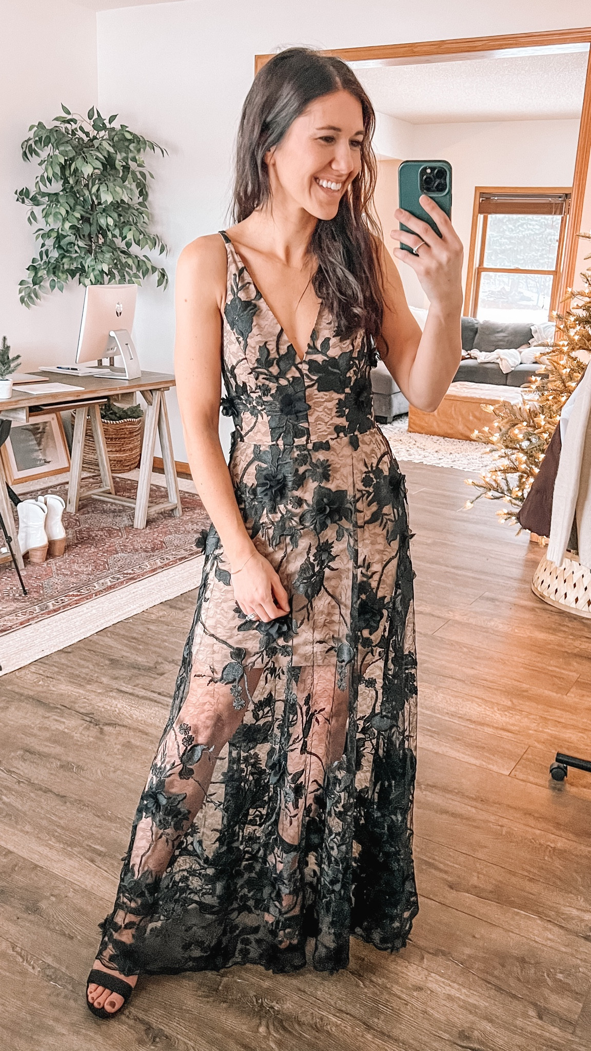 Most stunning dress!! Wearing XS
Perfect for a black tie event or a wedding guest dress!

Lace dress
Amazon fashion
Black tie dress
Maxi dress
Holiday outfit 
Holiday outfits 
NYE outfit 
NYE outfits 
New Year’s Eve dress
New Year’s Eve dresses 
New Year’s Eve outfit 
New Year’s Eve outfits 
Winter dress
Party dress 
NYE dress 
Block heels 
Black heels 

#LTKwedding #LTKstyletip #LTKHoliday