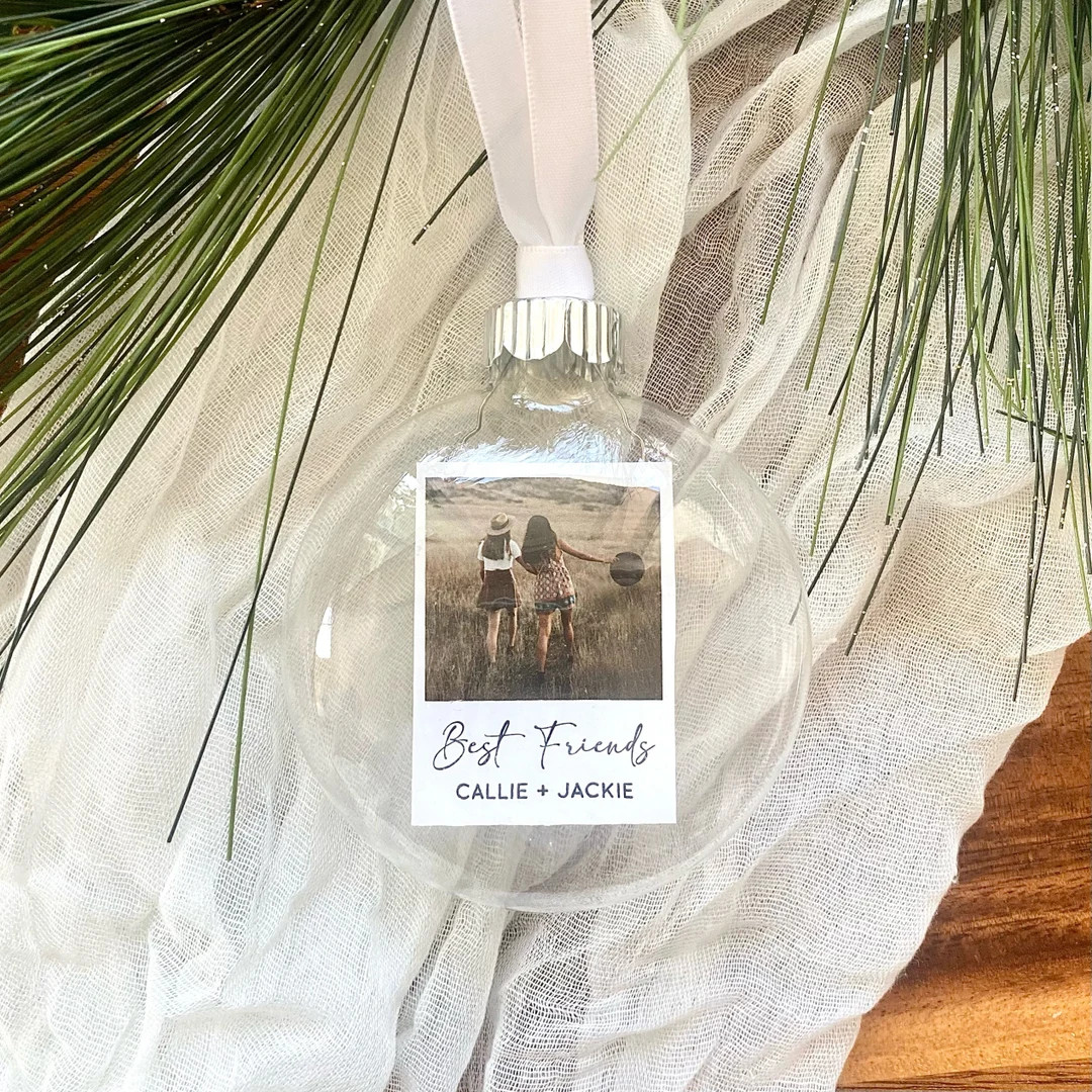 Custom Best Friend Christmas Ornament Besties Ornament Best - Etsy | Etsy (US)