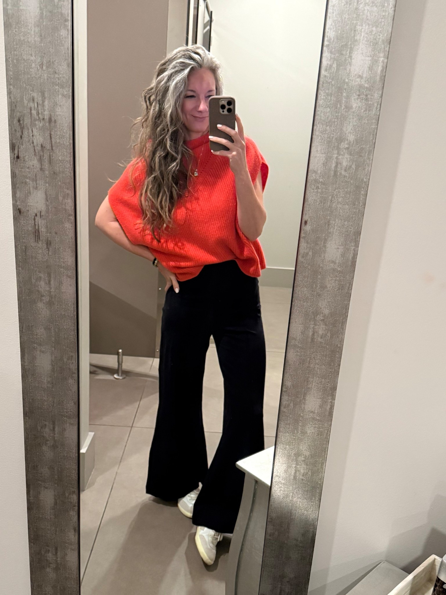 Outfit I wore to Menopause the Musical! It was so good! 

Believe it or not, the pants are navy, but who’s counting. 

The anthropology poncho is old but I found another one to link in another color. 

Comfy and cute is my middle name. 

#LTKmomlife #LTKWorkwear #LTKOver40