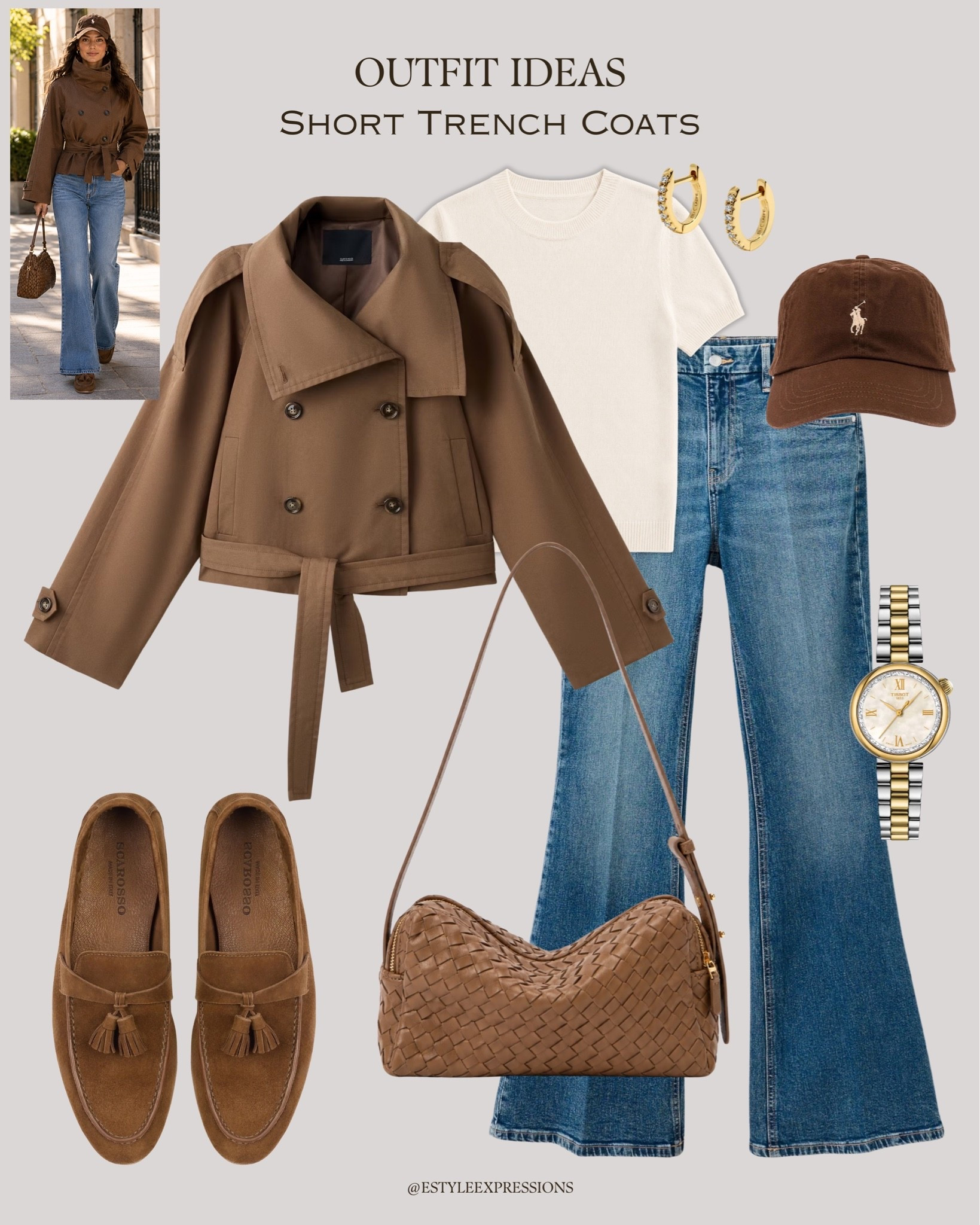 Simple & Chic Outfits with Short Trench Coats!🤎🍂

#LTKautumn #LTKttansitional

#LTKjeans