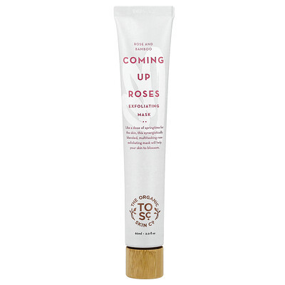 The Organic Skin Co., Coming Up Roses Exfoliating Beauty Mask, For All Skin Types, Rose and Bamboo, 2 fl oz (60 ml) | iHerb