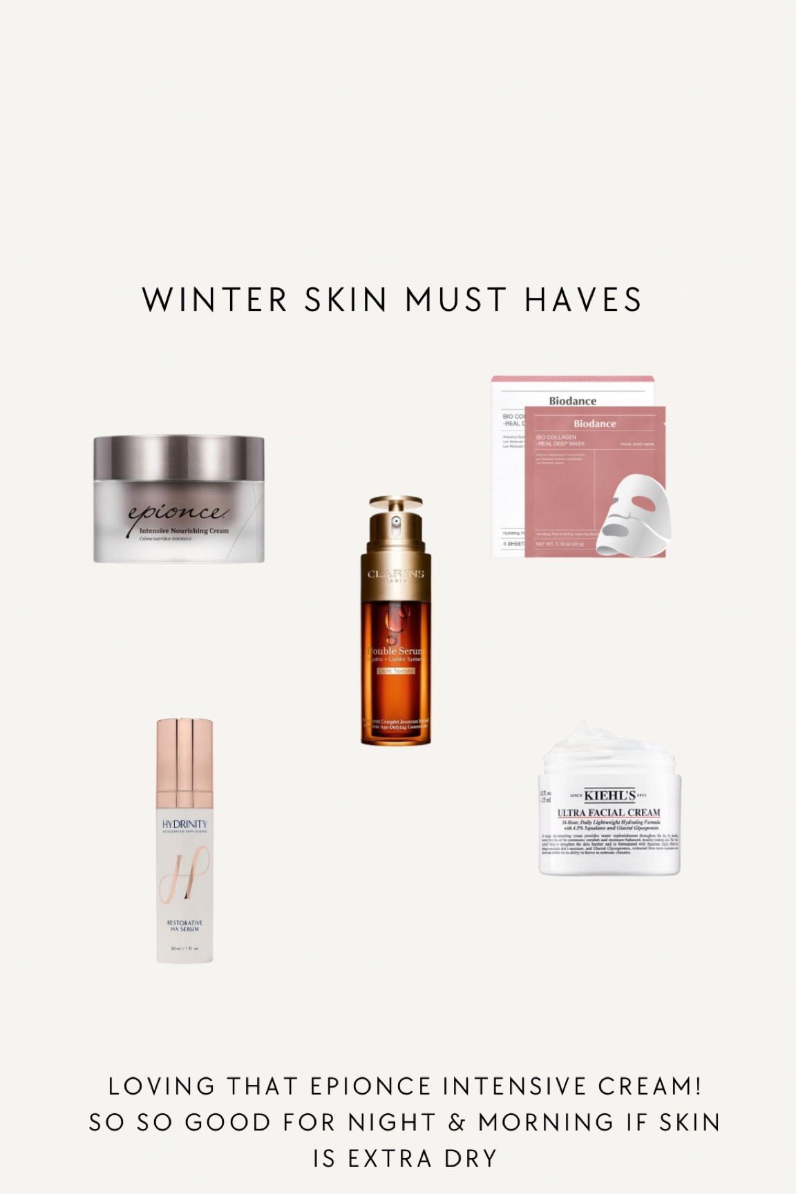 Tried and true products that keep my skin hydrated all winter long ❄️

#LTKBeauty #LTKFindsUnder100