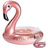 GROBRO7 Inflatable Flamingo Pool Float Elegant Vinyl Swimming Floaty Pool Toy with Glitters Outdo... | Amazon (US)