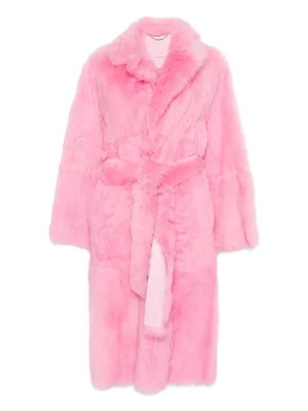 button-up fur coat | Farfetch Global