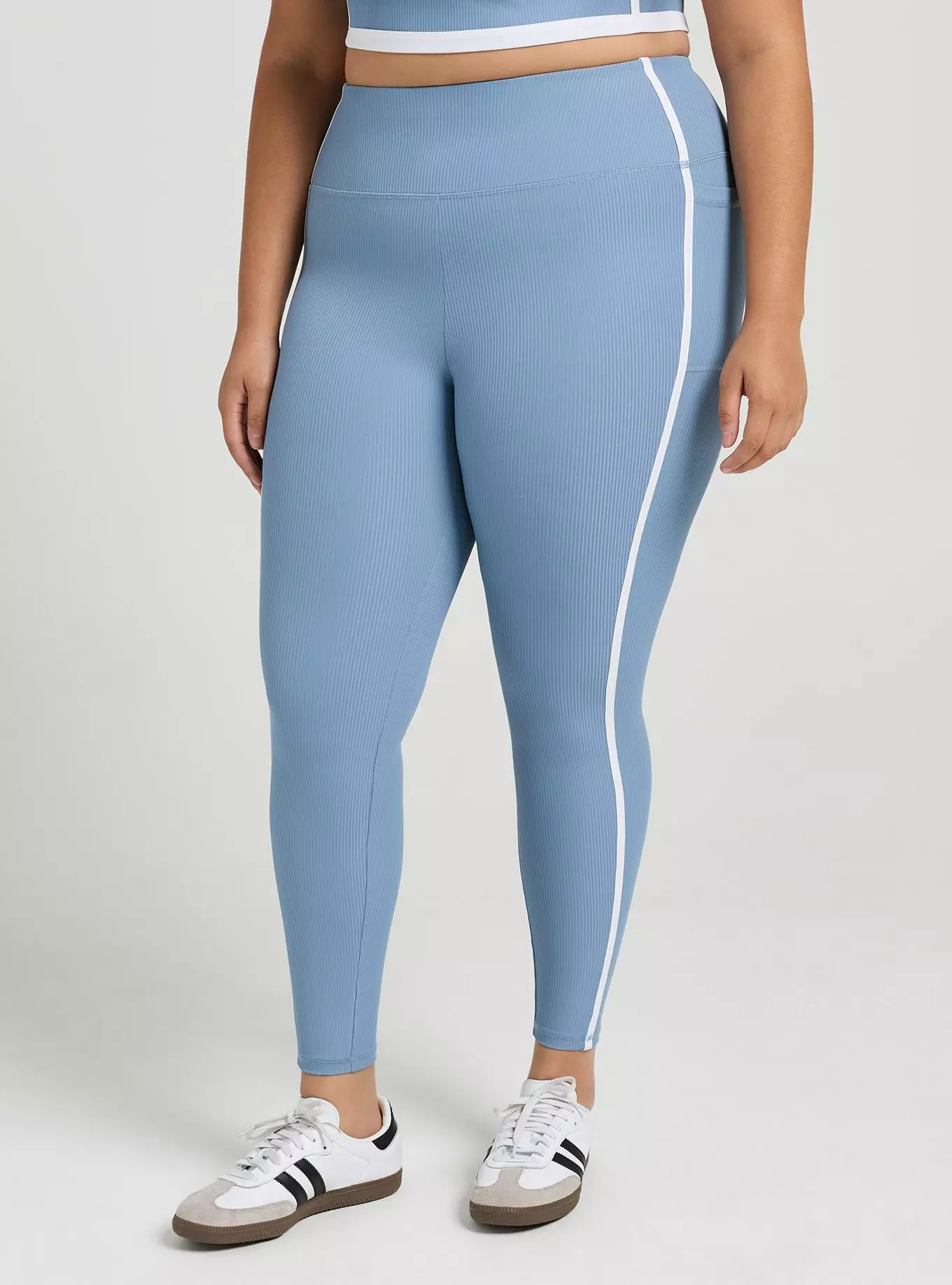 Full Length Active Legging with Piping | Torrid (US & Canada)