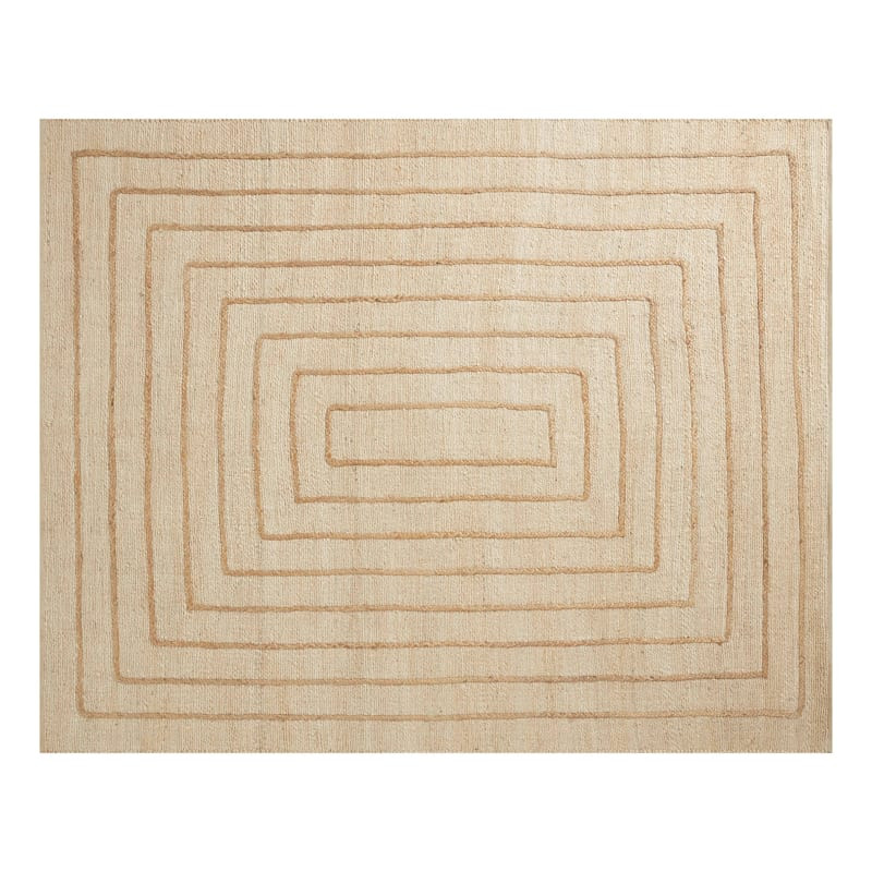 (B852) Tracey Boyd Arlo Natural Jute Area Rug, 8x10 | At Home