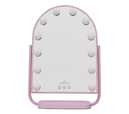 Make Your Selection: Impressions Vanity Curva Arch LED Hollywood Makeup Mirror | QVC