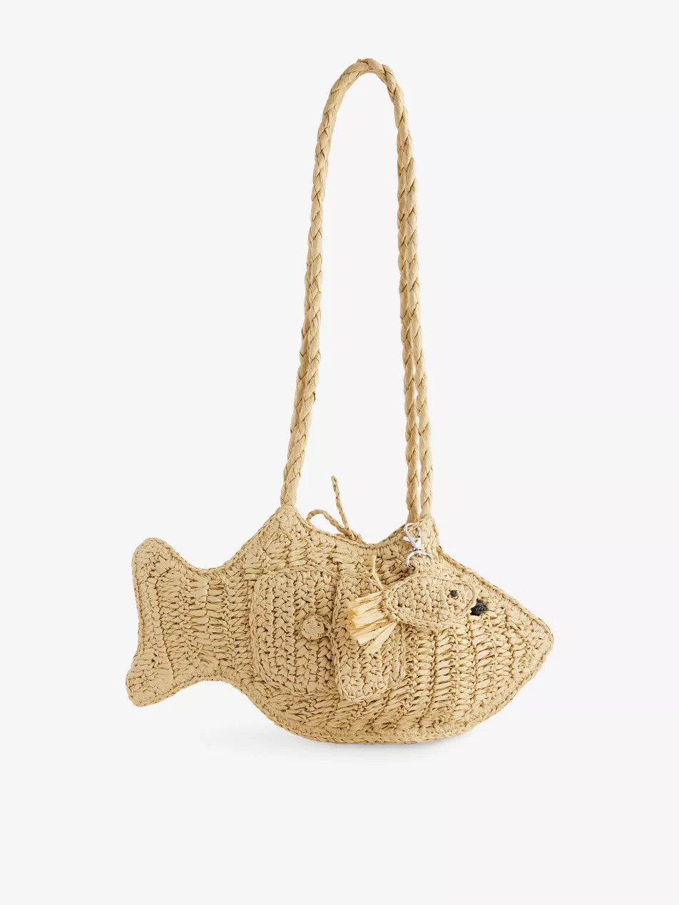 Raffia Fish Bag | Selfridges