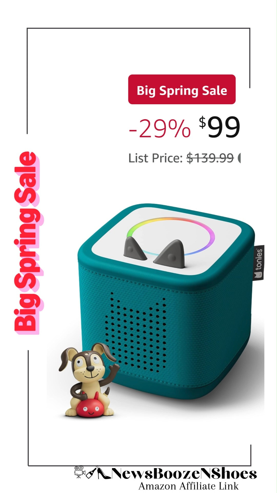 The countdown is officially on for the final hours of the Amazon Big Spring Sale. If the Toniebox has been on your wishlist for screen-free stories and music, today is the last chance to grab the starter set while it is 29% off. Most deals expire at midnight PST, so make sure to check your cart one last time before these spring savings disappear for the season.

#AmazonBigSpringSale #Toniebox #ScreenFree #AmazonDeals #SpringSale2026 #FinalHours #AmazonHaul #SaleAlert #ToddlerLife #AmazonFinds #SpringRefresh #LastMinuteDeals 

 #LTKHome #LTKSaleAlert #LTKKids
